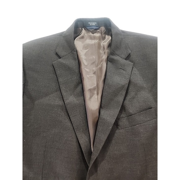 Tommy Hilfiger Lowry Suit Mens 42XL W35.5 Brown 100% Worsted Wool 2-Piece NWT - Picture 6 of 14
